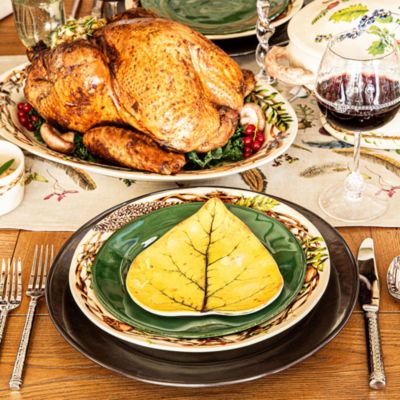 Forest Walk Leaf Cocktail Plate Set/4