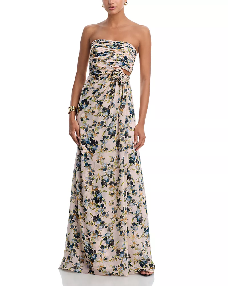 Cinq a Sept Magy Trailing Iris Gown