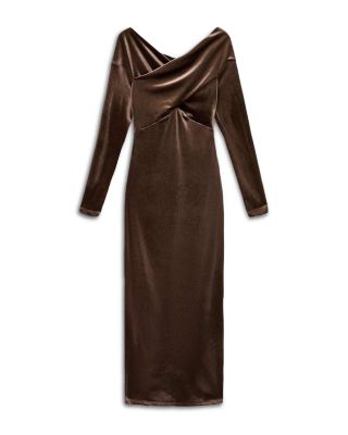 Delta Velvet Midi Dress