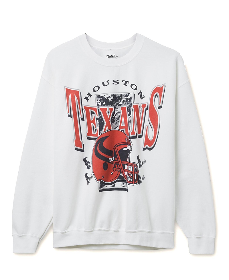 Junk Food Clothing Unisex Nfl Houston Texans Conversion Flea Market Crew Fleece