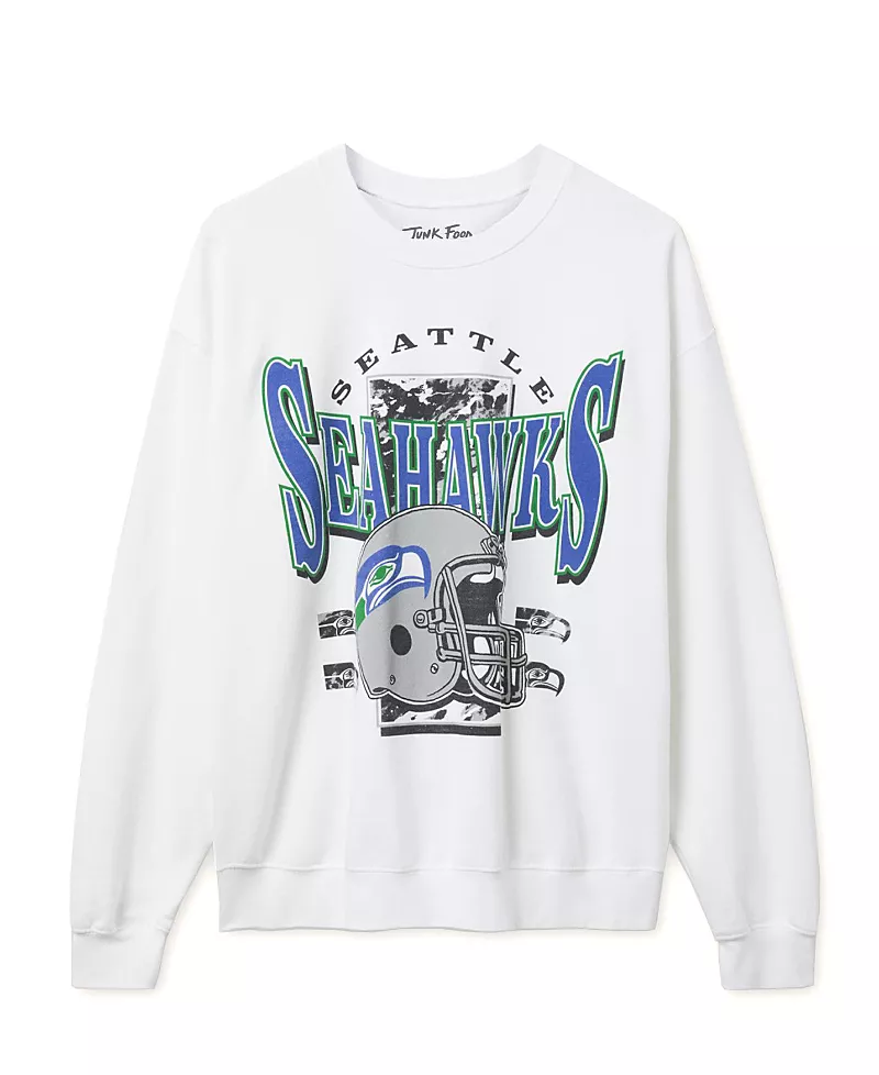 Junk Food Clothing Unisex Nfl Seattle Seahawks Conversion Flea Market Crew Fleece