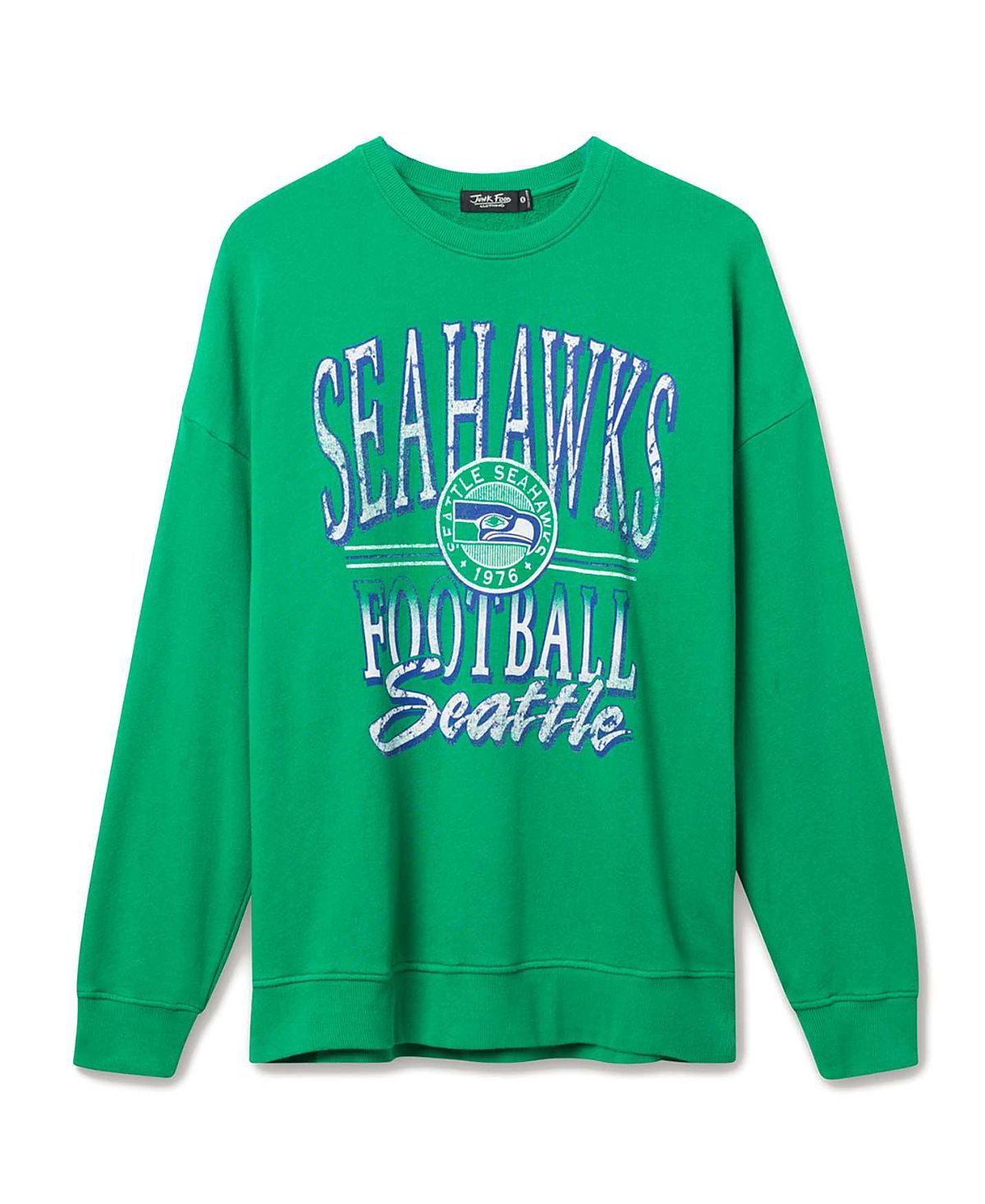 Junk Food Clothing Unisex Nfl Seattle Seahawks Lateral Crew Fleece