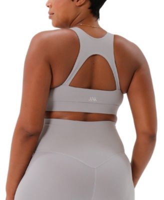 Women's High Impact with Easy-Release Breastfeeding Clips Racer Back Maternity & Nursing Sports Bra