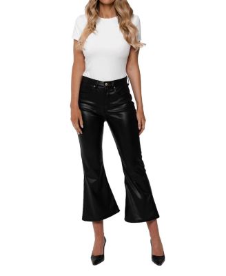 Faux Leather Chloe Capri Pants