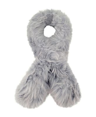  Cashmere Goat Knit Pull-Through Scarf