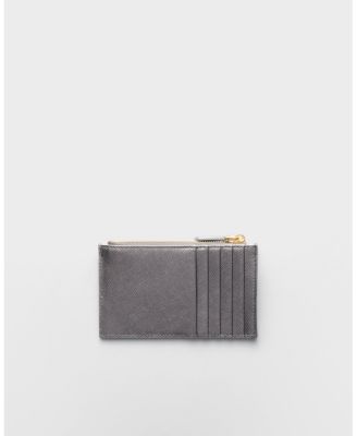  Saffiano Leather Card Holder