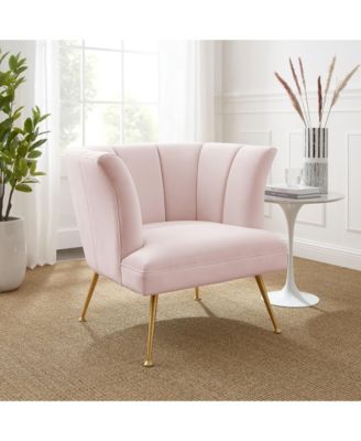  Veronica Channel Tufted Performance Velvet Armchair