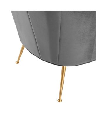  Veronica Channel Tufted Performance Velvet Armchair