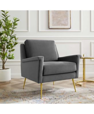 Chesapeake Performance Velvet Armchair