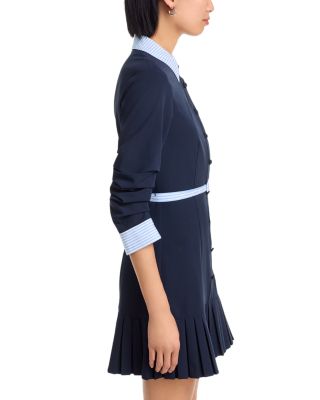 Luci Stripe Shirting Mini Dress