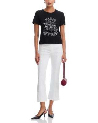 Rhinestone Paris Je T'aime Shrunken Tee