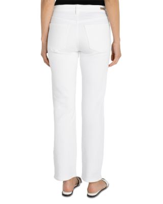 Kennedy Mid Rise Straight Jeans in Bright White