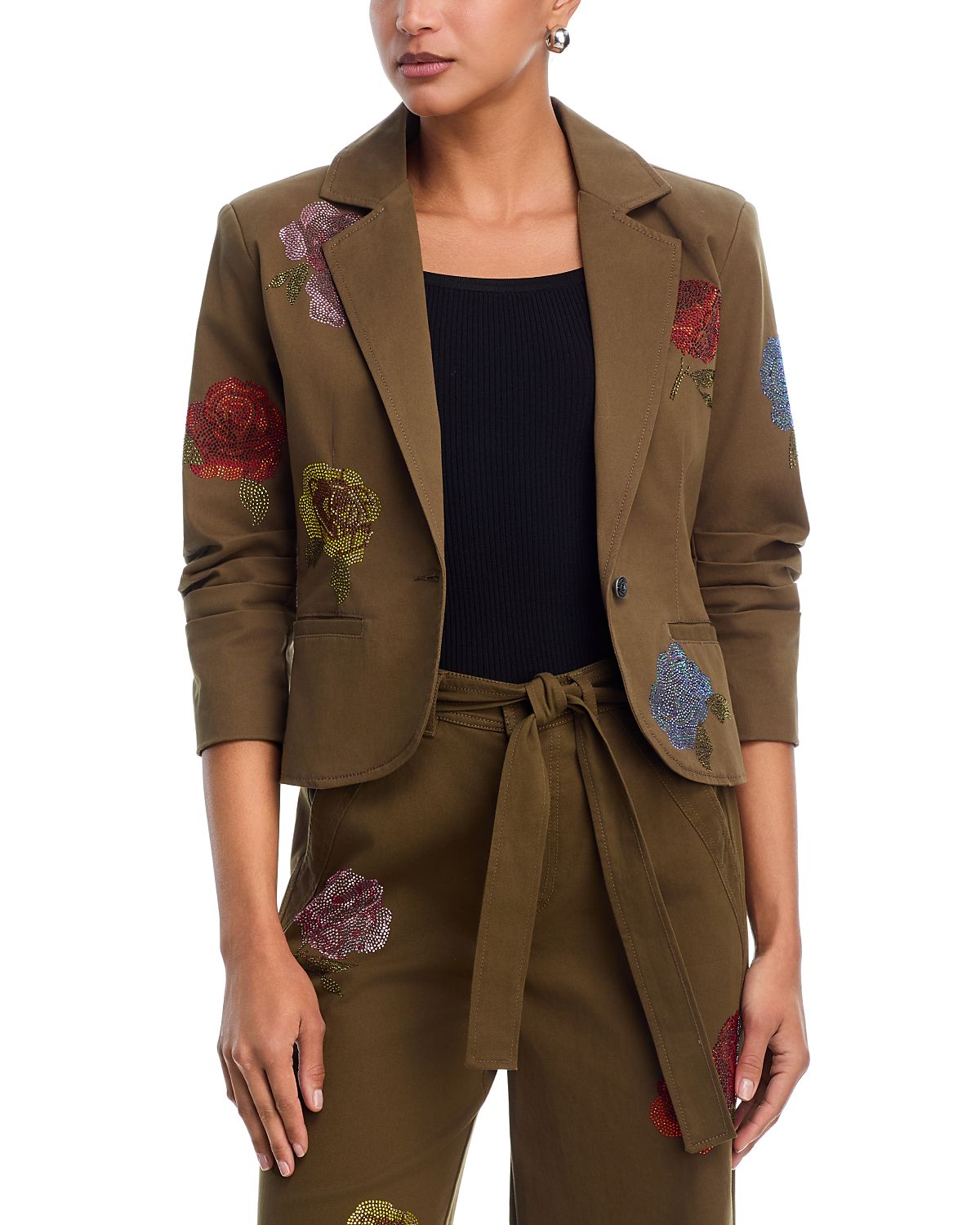 Cinq a Sept Heatset Roses Le Petit Khloe Blazer
