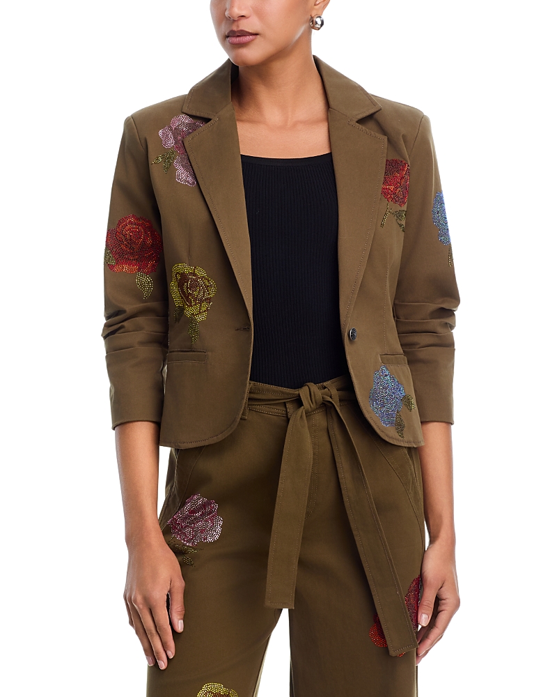 Cinq a Sept Heatset Roses Le Petit Khloe Blazer
