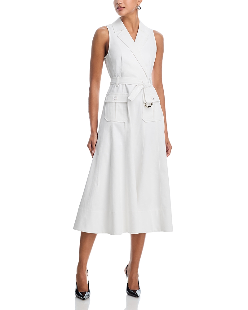 Cinq a Sept White Denim Lenessa Dress