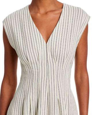 Ines Stripe Satin Dress