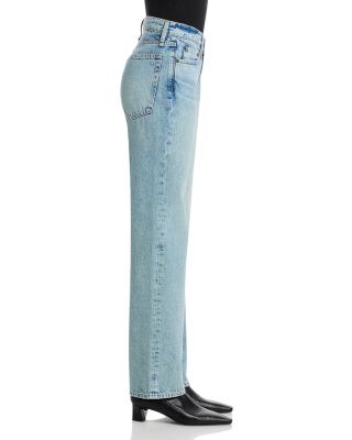 Harlow Low Rise Full Straight Jeans in Vista