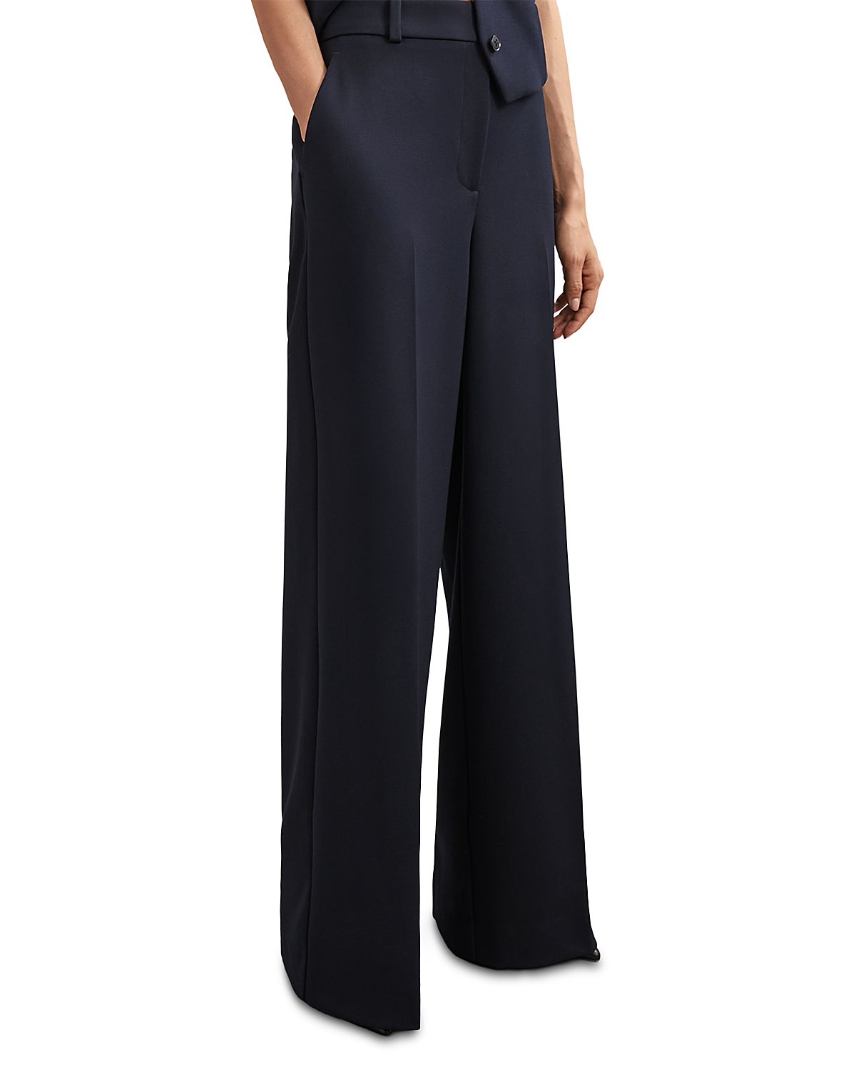 Reiss Gabi Wide Leg Trousers