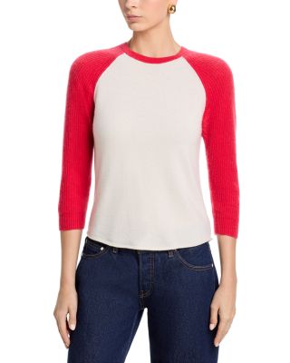 Cashmere Baseball Sweater