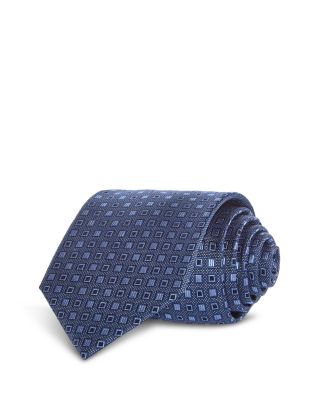 Silk Classic Geometric Tie - Exclusive