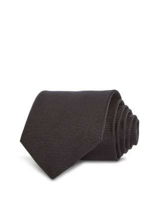 Textured Print Silk Neck Tie - Exclusive