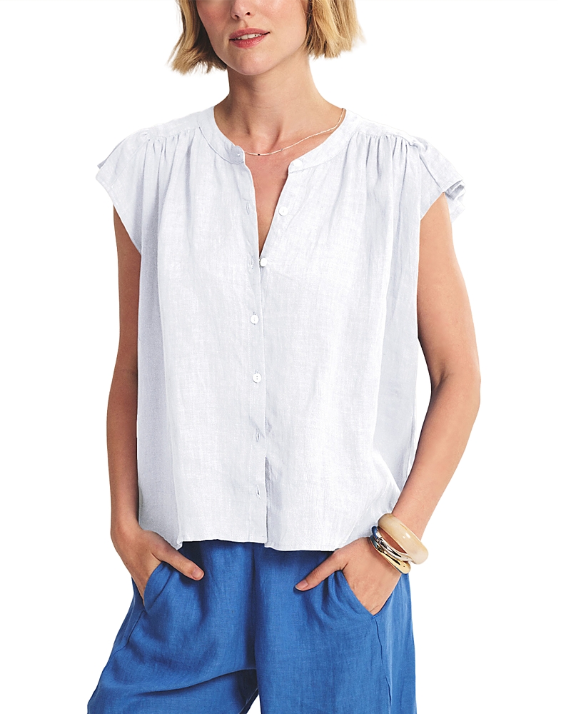 Velvet by Graham & Spencer Janey Linen Blouse