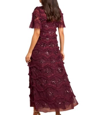 Daisy Wave Ankle Gown