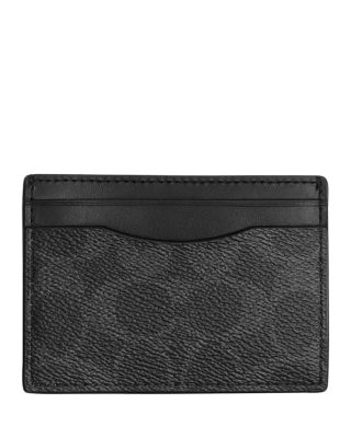 Card Case with Clip in Signature Canvas