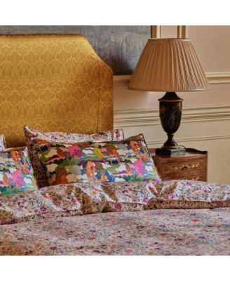  Liberty Fabric Linen Garden Print Pillowcase, Standard