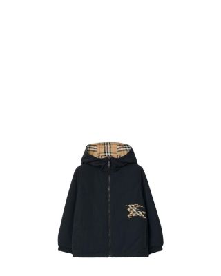 Boys' Reversible Check Hooded Jacket - Little Kid, Big Kid