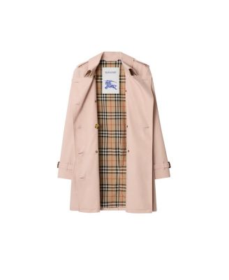 Short Tropical Gabardine Kensington Trench Coat
