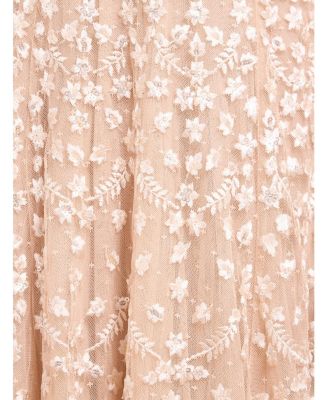 Clover Cape Sleeve Ankle Gown