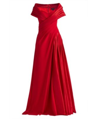  Milica Draped Portrait Collar Gown
