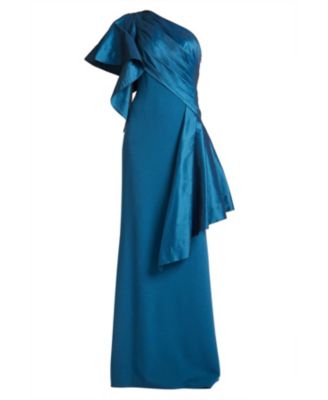  Santa Fe Draped Flounce Gown