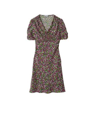 Ditsy Floral Silk Mini Dress