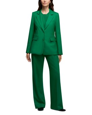 Notch Lapel Two Button Blazer