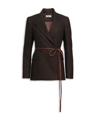 Lenox Leather Belt Blazer
