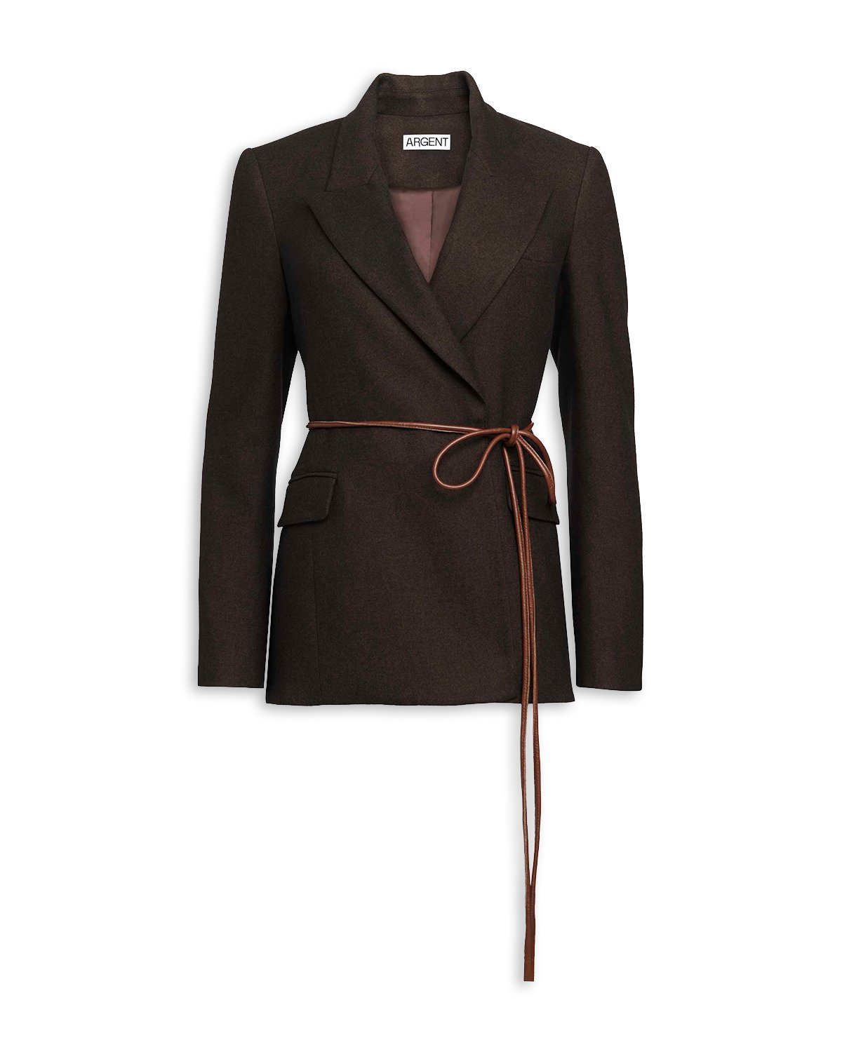 Lenox Leather Belt Blazer