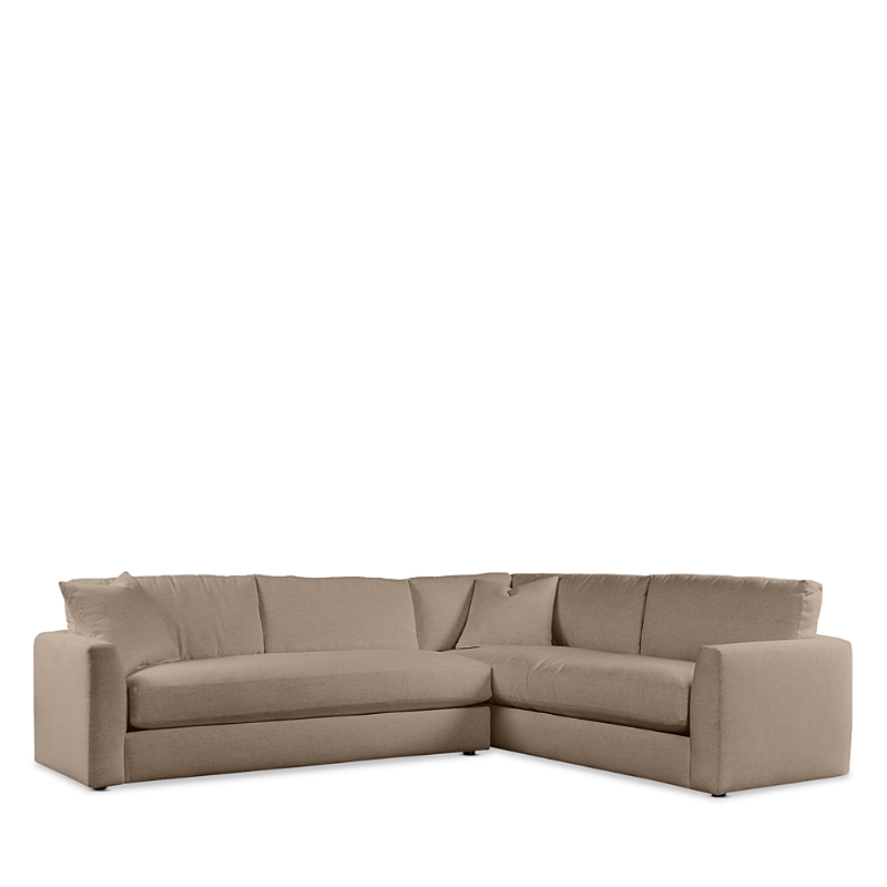 Bloomingdale's Whittier 2 Piece Sectional Sofa In Brown