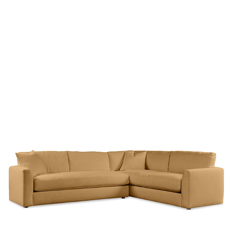 Bloomingdale's Whittier 2 Piece Sectional Sofa In Brown