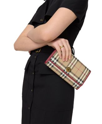 Check Chain Strap Wallet