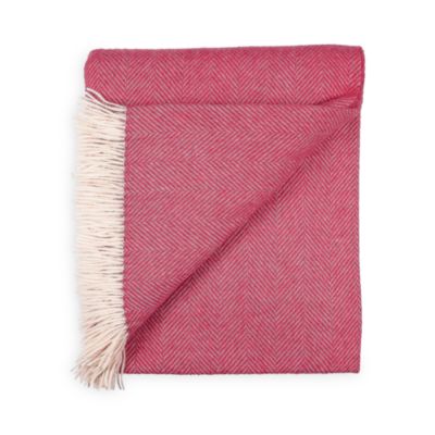 Herringbone Merino Wool Throw 
