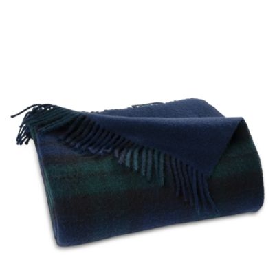 Tartan Reversible Double Merino Wool Throw