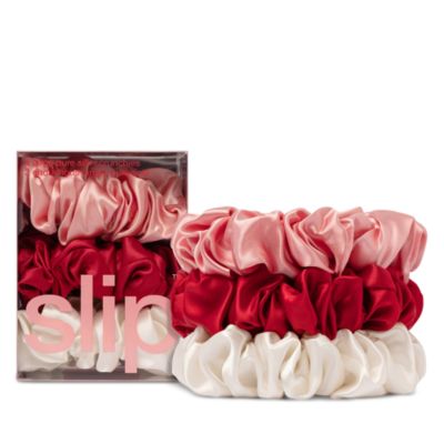 Pure Silk Large Scrunchies, Set of 3