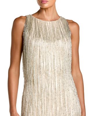 Embellished Beaded Fringe Dress