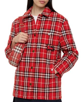 Check Wool Overshirt