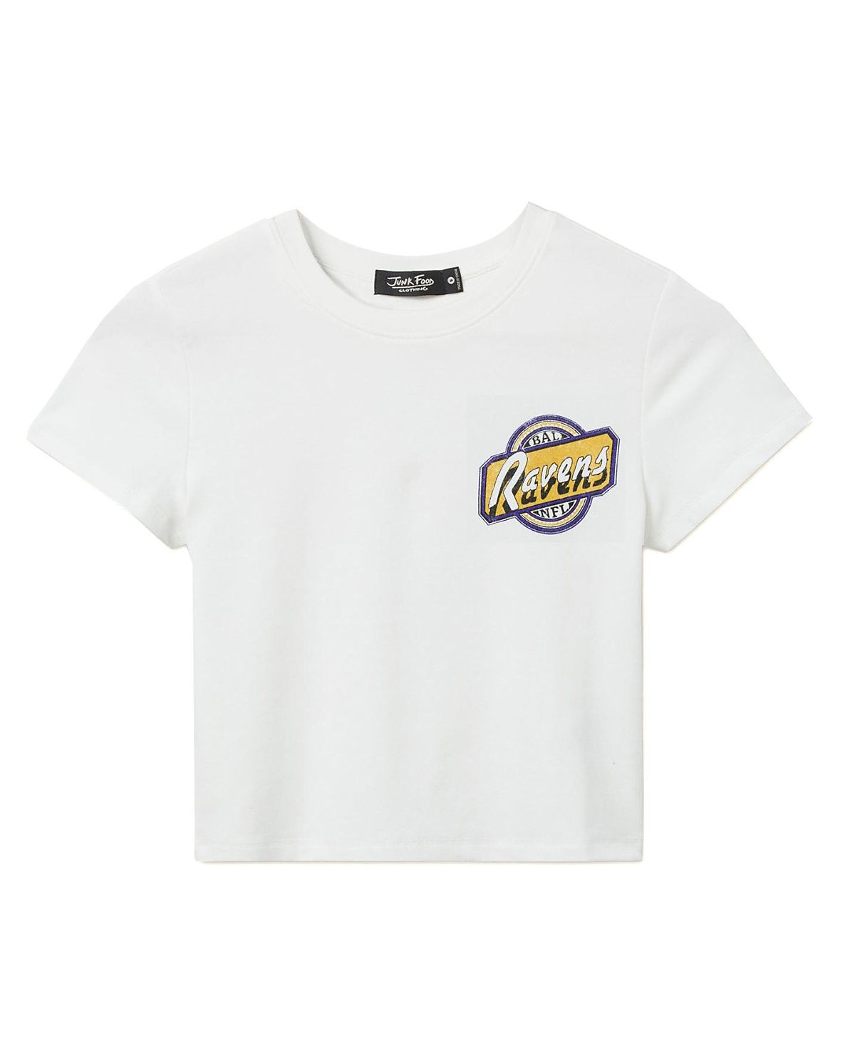 Junk Food Clothing Women's Nfl Baltimore Ravens Cheers Baby Tee