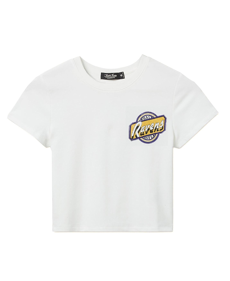 Junk Food Clothing Women's Nfl Baltimore Ravens Cheers Baby Tee