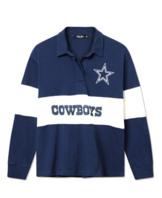 Women's NFL Dallas Cowboys Rugby Long Sleeve Sweater