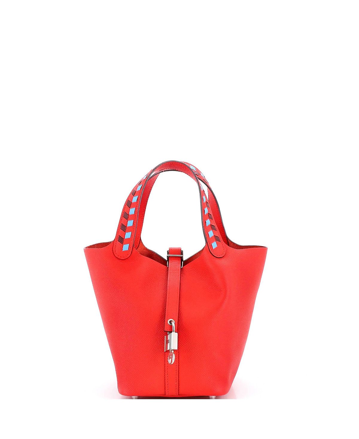 Pre-Owned HERMES Pm Picotin Lock Bag Tressage Epsom